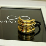 Layer pony cuff rubber band