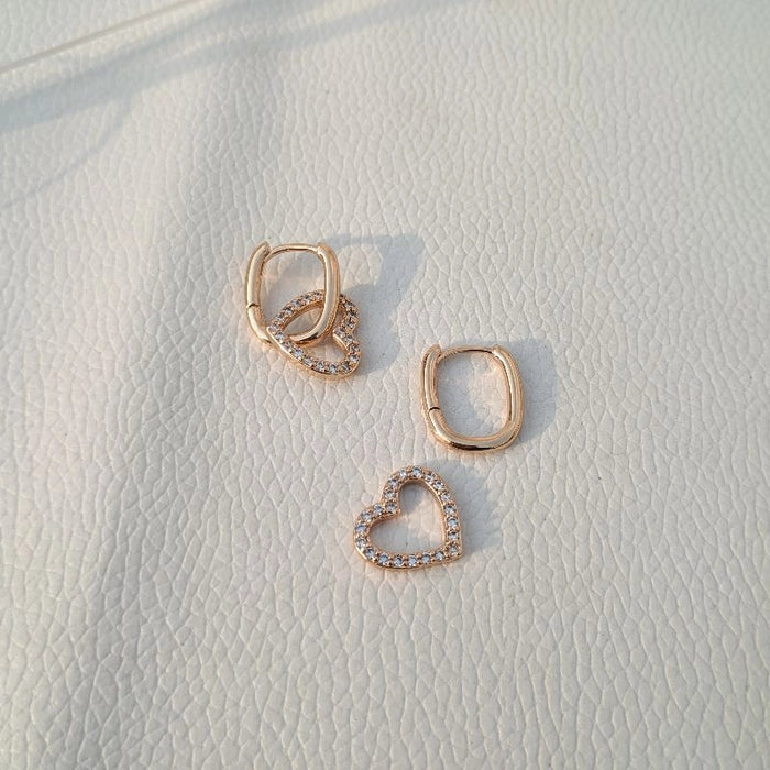 Jiya drop hoops