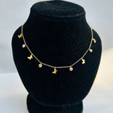 Butterfly charm necklace