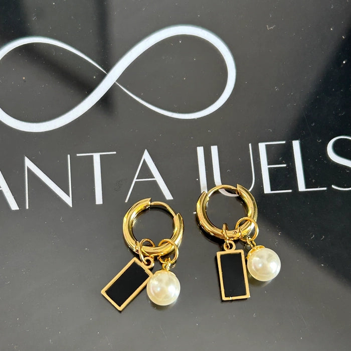 2 in 1 drop earrings