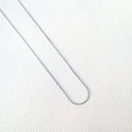 Minimal silver chain