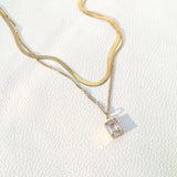 Double layer necklace