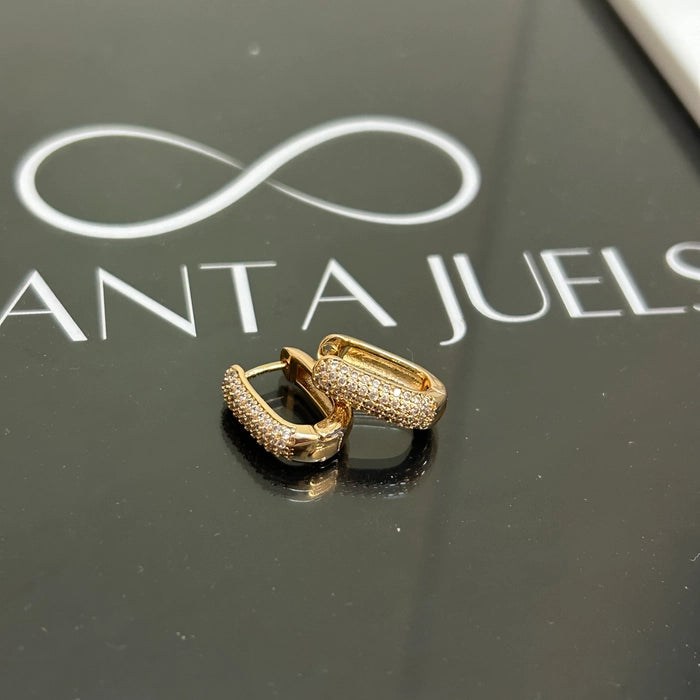 Anvi studded hoops