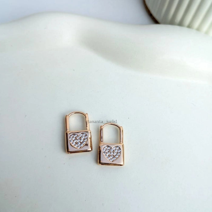 Luv lock earrings