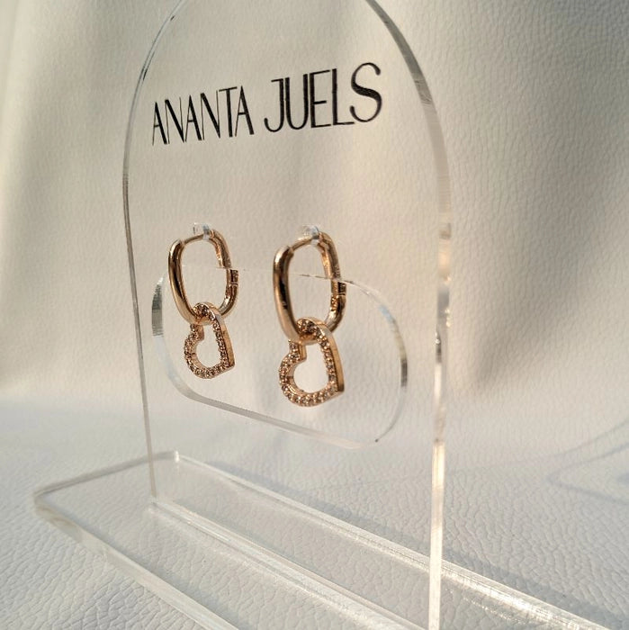 Jiya drop hoops